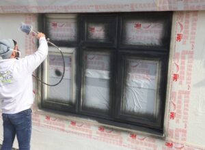 Spray Painting UPVC
